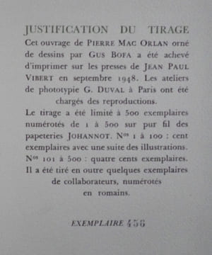 Père Barbançon.. [BOFA (Gus)] - MAC ORLAN (Pierre). 