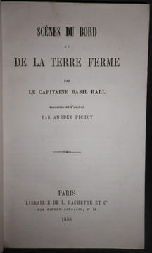 Scènes du Bord et de la Terre Ferme.. HALL (Capitaine Basil).