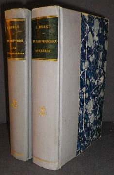 En Amérique - De New-York à La Nouvelle-Orléans - De San Francisco au Canada (avec un index analytique de l'ouvrage) - 2 volumes.. HURET (Jules).