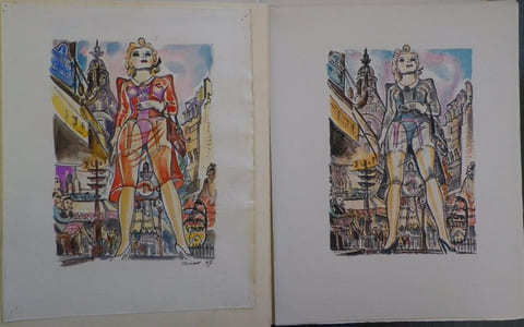 Tropique du Cancer. Lithographies en couleurs de Timar.