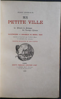 Ma Petite ville. Le Miracle de Bretagne. Un veuvage d'amour. Illustrations de Manuel Orazi.