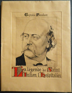 La Légende de Saint Julien l'Hospitalier. Texte et illustrations gravés à l'eau-forte et imprimés sur la presse à bras par Léon Courbouleix.