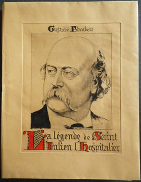 La Légende de Saint Julien l'Hospitalier. Texte et illustrations gravés à l'eau-forte et imprimés sur la presse à bras par Léon Courbouleix.. ...