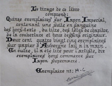 La Légende de Saint Julien l'Hospitalier. Texte et illustrations gravés à l'eau-forte et imprimés sur la presse à bras par Léon Courbouleix.