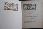 Les Chansons de Callianthe, fille de Ronsard (Madeleine de l'Aubespine, Dame de Villeroy) publiées par Roger Sorg, ornées de vignettes gravées sur ...