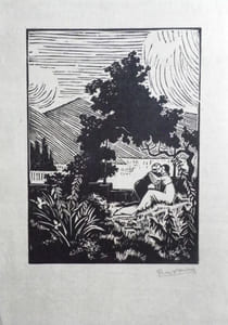 Le Livre des Idylles et Passe-Temps. Décoré de vignettes gravées sur bois par Pierre Noury. 