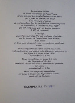 Le Livre des Idylles et Passe-Temps. Décoré de vignettes gravées sur bois par Pierre Noury. . [NOURY (Pierre)] - MARY (André).