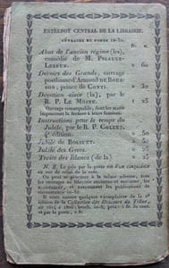 Complainte sur la mort de haut et puissant seigneur le droit daînesse, déconfit au Luxembourg, Faubourg-S.-Germain, et enterré dans toute la France, en lan de grace 1826 ; accompagnée de notes et commentaires, et précédée dune préface ; par Cadet Roussel, et une Société de Publicistes, Jurisconsultes, et Gens de lettres.