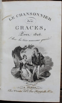 Le Chansonnier des Grâces, pour 1826. Avec les Airs nouveaux gravés.