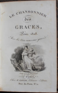 Le Chansonnier des Grâces, pour 1828. Avec les Airs nouveaux gravés.