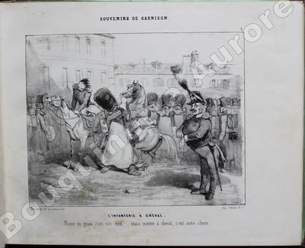 Souvenirs de Garnison et des Plaisirs attachés à la chose.. CHAM (Amédée de Noé, dit).