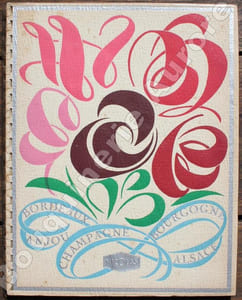 Liste des Grands Vins fins NICOLAS 1934.