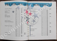 Liste des Grands Vins fins NICOLAS 1934.