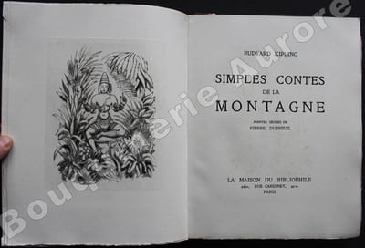 Simples contes de la Montagne. Pointes sèches de Pierre Dubreuil.