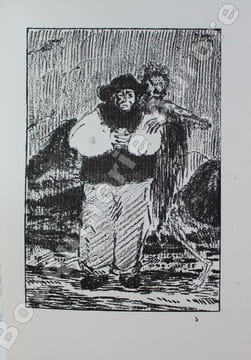 Les Blouses - La Famine à Buzançais (1847). Illustrations de Mario Simon.. [SIMON (Mario)] - VALLES (Jules).
