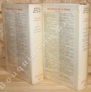 Oeuvres complètes I & II.. [Bibliothèque de la Pléiade] - MARTIN DU GARD (Roger).