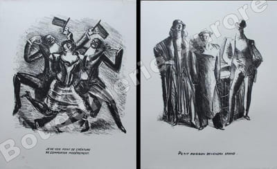 Moralités de La Fontaine. Lithographies de Berdon.