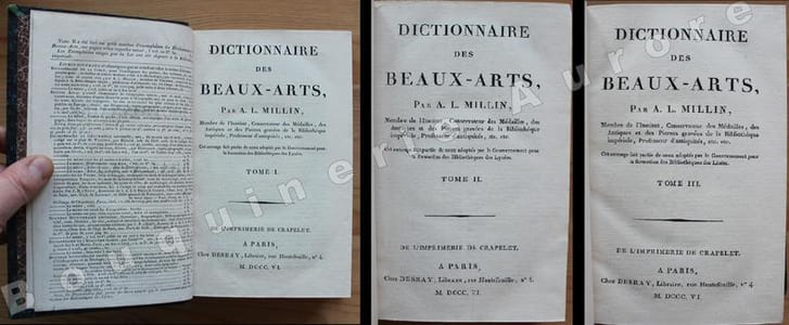 Dictionnaire des Beaux-Arts.