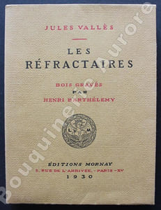 Les réfractaires. Bois gravés de Henri Barthélemy.