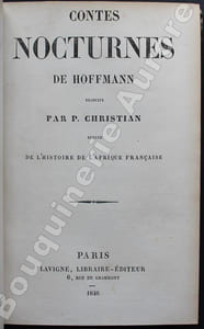 Contes nocturnes. Traduits par P. Christian, auteur de lHistoire de lAfrique française.
