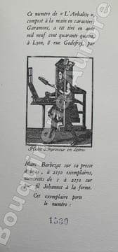 L'Arbalète N°9 - automne 1944 - Revue de littérature imprimée tous les six mois sur la presse à bras de Marc Barbezat.. [L'Arbalète - BARBEZAT (Marc)] ...
