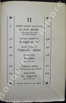 L'Arbalète N°11 - Eté 1946 - Revue de littérature imprimée tous les six mois sur la presse à bras de Marc Barbezat.. [L'Arbalète - BARBEZAT (Marc)] - ...
