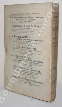 L'Occultisme hier et aujourd'hui. Le Merveilleux préscientifique.. GRASSET (Dr Joseph).