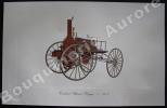 «Carhart Steam Wagon - 1871 » (légende imprimée en gris sous la cuvette).Gallery of the American Automobile.. Clarence P. HORNUNG.