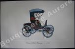 « Winton Motor Carriage - 1898 » (légende imprimée en gris sous la cuvette).Gallery of the American Automobile.. Clarence P. HORNUNG.