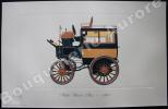 « Riker Theatre Bus - 1901 » (légende imprimée en gris sous la cuvette).Gallery of the American Automobile.. Clarence P. HORNUNG.