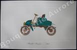 « Rambler Runabout - 1902 » (légende imprimée en gris sous la cuvette).Gallery of the American Automobile.. Clarence P. HORNUNG.