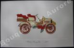 « Peerless Touring Car - 1903 » (légende imprimée en gris sous la cuvette).Gallery of the American Automobile.. Clarence P. HORNUNG.