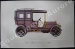 « Stearns Limousine "40-45" - 1906 » (légende imprimée en gris sous la cuvette).Gallery of the American Automobile.. Clarence P. HORNUNG.