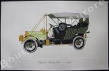 « Apperson Touring Car - 1907 » (légende imprimée en gris sous la cuvette).Gallery of the American Automobile.. Clarence P. HORNUNG.