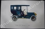 « Cadillac "H" Limousine - 1907 » (légende imprimée en gris sous la cuvette).Gallery of the American Automobile.. Clarence P. HORNUNG.