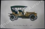 « Pierce Great Arrow Touring Car - 1908 » (légende imprimée en gris sous la cuvette).Gallery of the American Automobile.. Clarence P. HORNUNG.