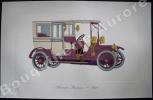 « Brewster Limousine - 1911 » (légende imprimée en gris sous la cuvette).Gallery of the American Automobile.. Clarence P. HORNUNG.