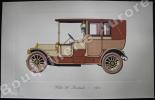 « White "30" Landaulet - 1911 » (légende imprimée en gris sous la cuvette).Gallery of the American Automobile.. Clarence P. HORNUNG.