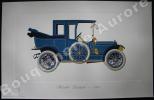 « Rambler Landaulet - 1911 » (légende imprimée en gris sous la cuvette).Gallery of the American Automobile.. Clarence P. HORNUNG.