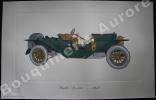 « Simplex Speedster - 1912 » (légende imprimée en gris sous la cuvette).Gallery of the American Automobile.. Clarence P. HORNUNG.