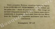 Lueurs et Pénombre - Florilège. Avec un Message du Dr J.-C. Mardrus et un Hors Texte en enluminure du maître peintre et graveur F.-L. Schmied.. ...