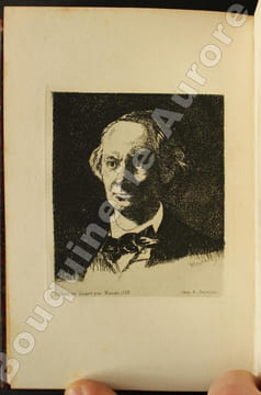 Charles Baudelaire, sa vie et son oeuvre.. Avec 5 eaux-fortes originales dont 2 de Manet. [BAUDELAIRE (Charles)] - ASSELINEAU (Charles).