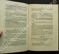 (Impressions N°19) - 1832 - Chambre des Pairs - séance du 28 décembre 1832. Projet de Loi relatif au régime législatif des Colonies, avec lExposé des motifs par le Ministre de la Marine et des Colonies.