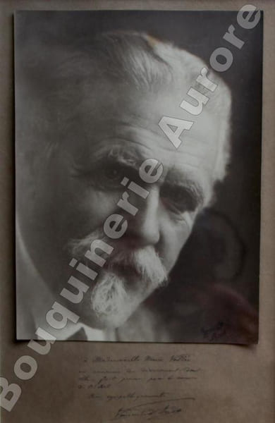 Portrait de Vincent dIndy, avec d&eacute;dicace manuscrite du compositeur.. [INDY (Vincent d')] - CHOUMOFF (Pierre).
