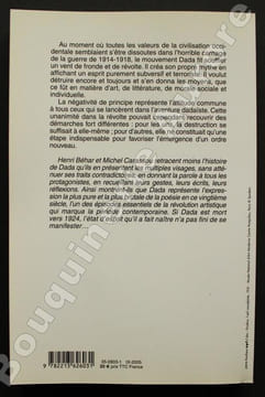 Dada, histoire d'une subversion.. [DADA] - BEHAR (Henri) & CARASSOU (Michel).