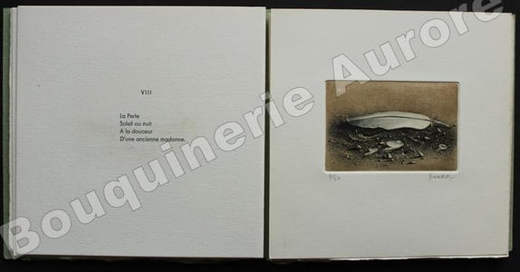Envols.Deux eaux-fortes originales de Hiroshi Asada.