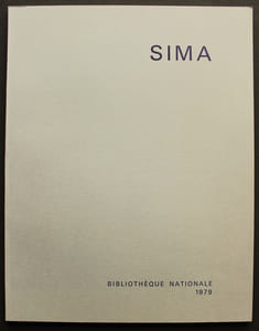 Joseph Sima 1891-1971 - Oeuvre graphique et Amitiés littéraires.L.D. Germain 1870-1936 - Reliures.