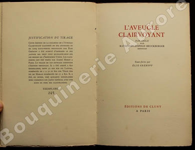 L'Aveugle clairvoyant. Parabole.Eaux-fortes par Elie Grékoff.