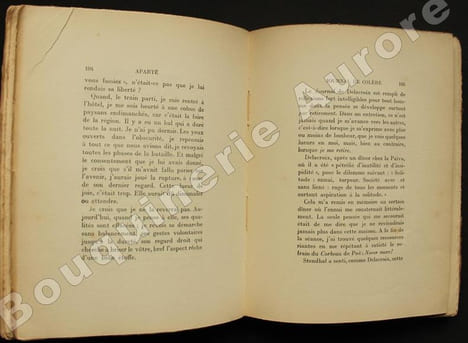 Aparté.Colère - Journal de Colère - Dix jours à Ermenonville.. LACRETELLE (Jacques de).