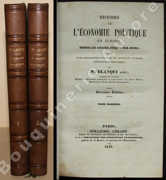 Histoire de l'Economie Politique en Europe, depuis les anciens jusqu'à nos jours, suivie d'une bibliographie raisonnée des principaux ouvrages ...